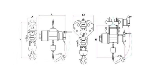 AIR CHAIN HOIST  PNEUMATIC CHAIN HOIST